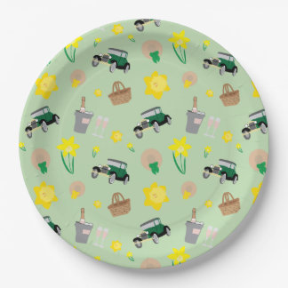 Nantucket Daffodil Weekend Paper Borden Papieren Bordje