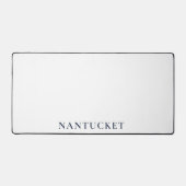 Nantucket Desk Pad | Preppy Coastal Desk Mat (Voorkant)