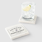 Nantucket die onderzetter voor gebarentaal ingaat (Zijkant)