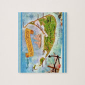 Nantucket Eiland 8x10 Legpuzzelkaart Legpuzzel (Verticaal)