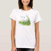 Nantucket Eiland Kaart T-shirt (Voorkant)