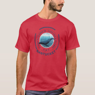 Nantucket Eiland Walvis T-shirt