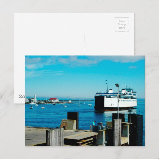 Nantucket Ferry Briefkaart (Voorkant / Achterkant)
