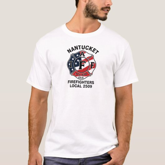Nantucket Firefighters Local 2509 T-shirt (Voorkant)