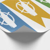 Nantucket Flag Verpakkingspapier Cadeaupapier (Hoek)