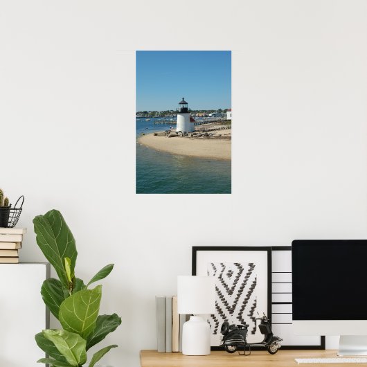 Nantucket Harbor Lighthouse Poster (Thuiskantoor)