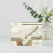  Nantucket Harbour-kaart Briefkaart (Staand voorkant)