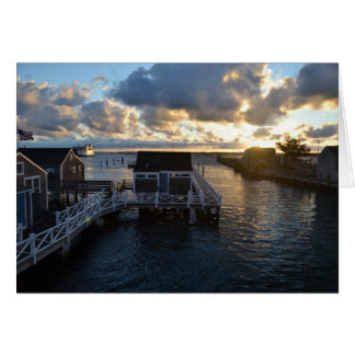 Nantucket Harbour Sunrise Kaart