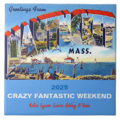 Nantucket-herinneringstegel Tegeltje (Voorkant)