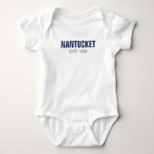 Nantucket Island Beach Nautisch Romper (Voorkant)