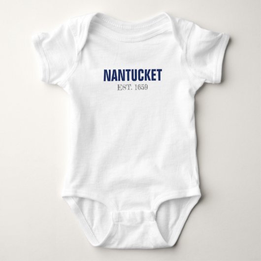 Nantucket Island Beach Nautisch Romper (Voorkant)