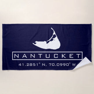 Nantucket Island Beach Towel Strandlaken