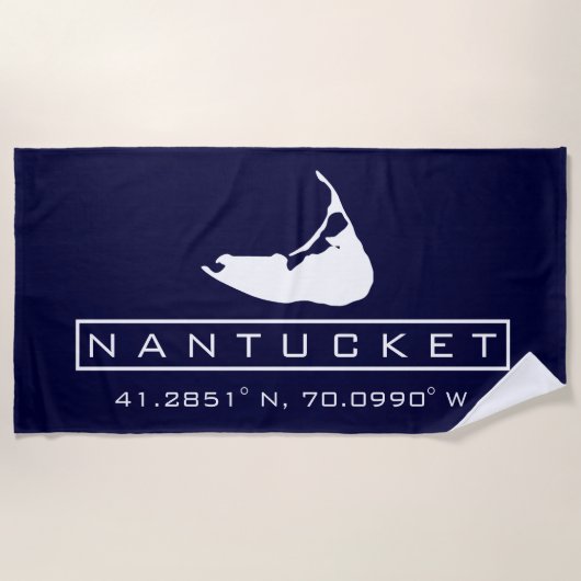 Nantucket Island Beach Towel Strandlaken (Voorkant)