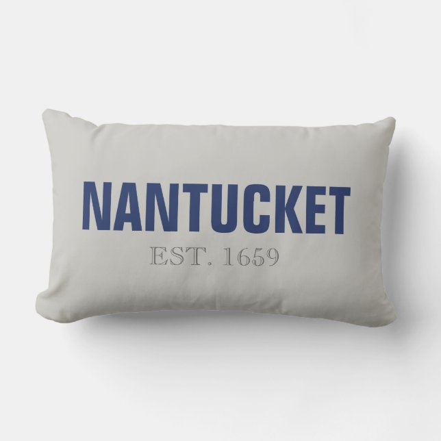 Nantucket Island, gevestigd in 1659 Sierkussen Kussen (Voorkant)
