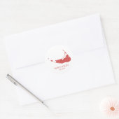 Nantucket Island Kaart Ronde Sticker (Envelop)