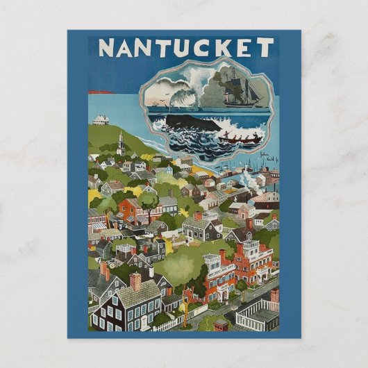 Nantucket Island Landschap Ansichtkaart Briefkaart (Voorkant)