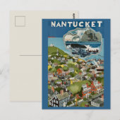 Nantucket Island Landschapsansicht op briefkaart (Voorkant / Achterkant)