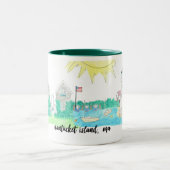 Nantucket Island, MA Coffee Mok (Center)