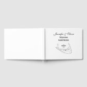 Nantucket Island MA  Map Black Gastenboek (Volledig)