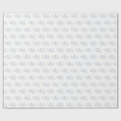 Nantucket Island MA  Map Navy Blue Cadeaupapier (Vlak)