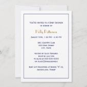 Nantucket Island MA  Map Navy Blue Kaart (Achterkant)