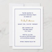 Nantucket Island MA Map Navy Blue Kaart (Achterkant)