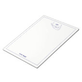 Nantucket Island MA  Map Navy Blue Notitieblok (Schuin)