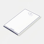 Nantucket Island MA  Map Navy Blue Post-it® Notes (Schuin)