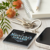 Nantucket Island, Massachusetts Sleutelhanger (Voorkant Rechts)