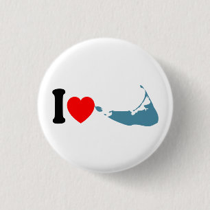 Nantucket Island Ronde Button 3,2 Cm