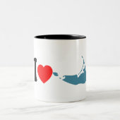 Nantucket Island Tweekleurige Koffiemok (Center)