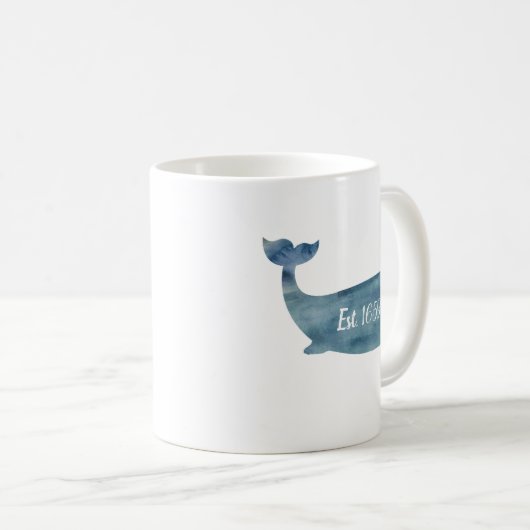 Nantucket Island Whale Est 1659 Mok (Voorkant rechts)