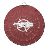 Nantucket Island Whale Flag Dart Board Dartbord (Voorkant)