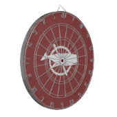 Nantucket Island Whale Flag Dart Board Dartbord (Voorkant Links)