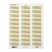  Nantucket Kaart Adresetiketten Etiket (Full Sheet)