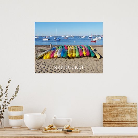 Nantucket Kayaks Poster (Keuken)