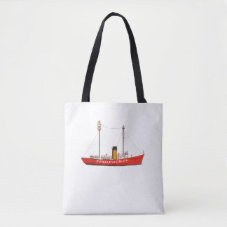 Nantucket lightship canvas tas