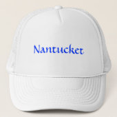 Nantucket, MA Baseball Pet / Trucker Hat (Voorkant)