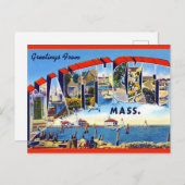  Nantucket MA-Briefkaart Briefkaart (Voorkant / Achterkant)