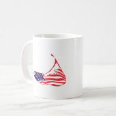 Nantucket MA - Kaartontwerp. Koffiemok (Voorkant links)