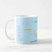 Nantucket Map Coffee Mok (Links)