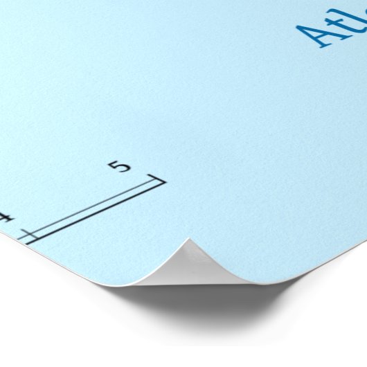 Nantucket Map Poster (Hoek)