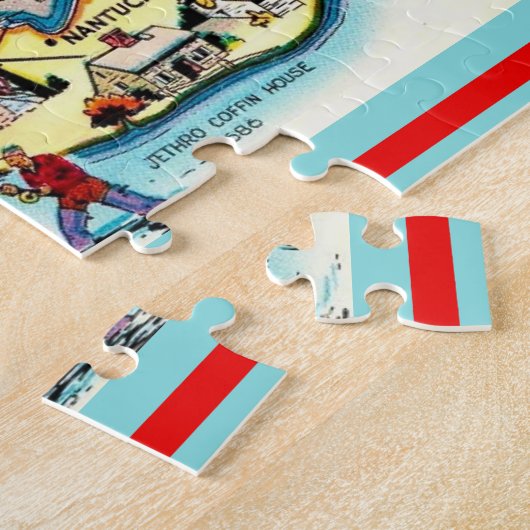 Nantucket Martha's Vineyard 11x14 Jigsaw Puzzle Legpuzzel (Zijkant)