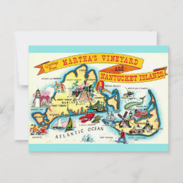 Nantucket Martha's Vineyard Ansichtkaart Briefkaart