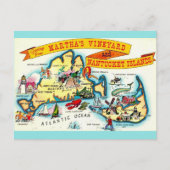 Nantucket Martha's Vineyard Ansichtkaart Briefkaart (Voorkant)