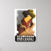  Nantucket Massachusetts America Poster Canvas Afdruk (Voorkant)