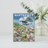  Nantucket Massachusetts Briefkaart (Staand voorkant)