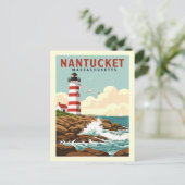  Nantucket Massachusetts Briefkaart (Staand voorkant)