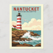  Nantucket Massachusetts Briefkaart (Voorkant)