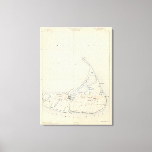 Nantucket, Massachusetts Canvas Afdruk (Voorkant)